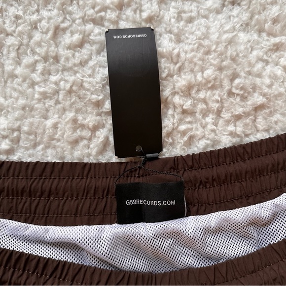 G59 | $UICIDEBOY$ | FTP | GREYFIVENINE | GREY59 | BROWN SHORTS - Picture 4 of 9